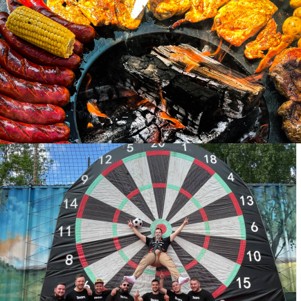 Fuß-Darts & BBQ